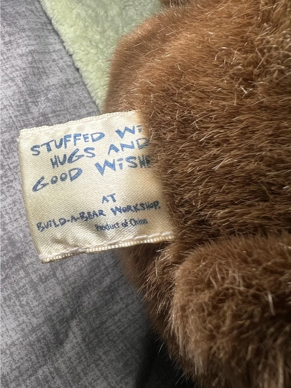 Vintage 1997 Build A Bear Original Classic 1st Edition Teddy 12” Innerbelt Tag